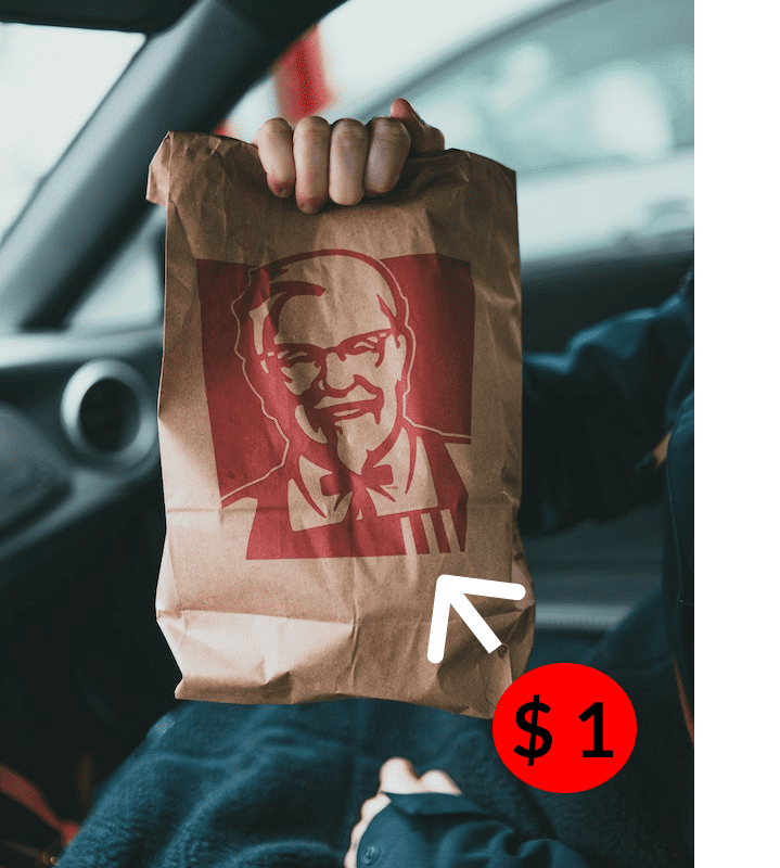 Behaviour Pattern - KFC Pommes für 1 Dollar